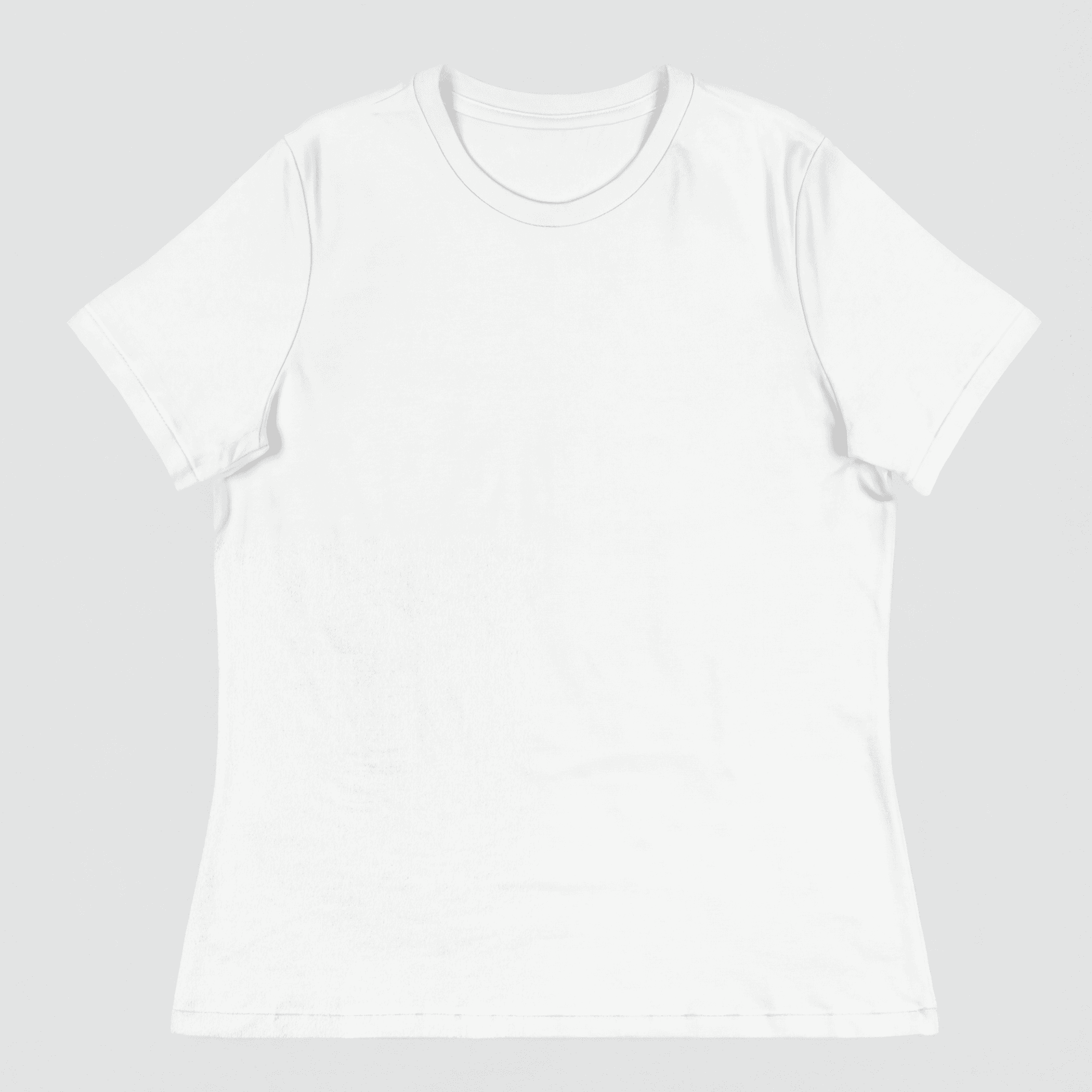 Bella+Canvas 6400 Women's Relaxed Jersey Short Sleeve Tee, White front