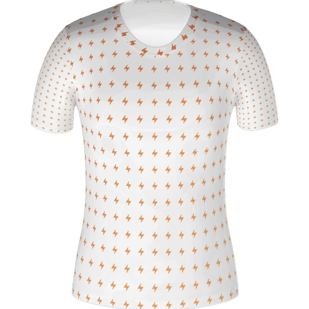 Printful 261 All-Over Print Women's Crew Neck T-Shirt, White front