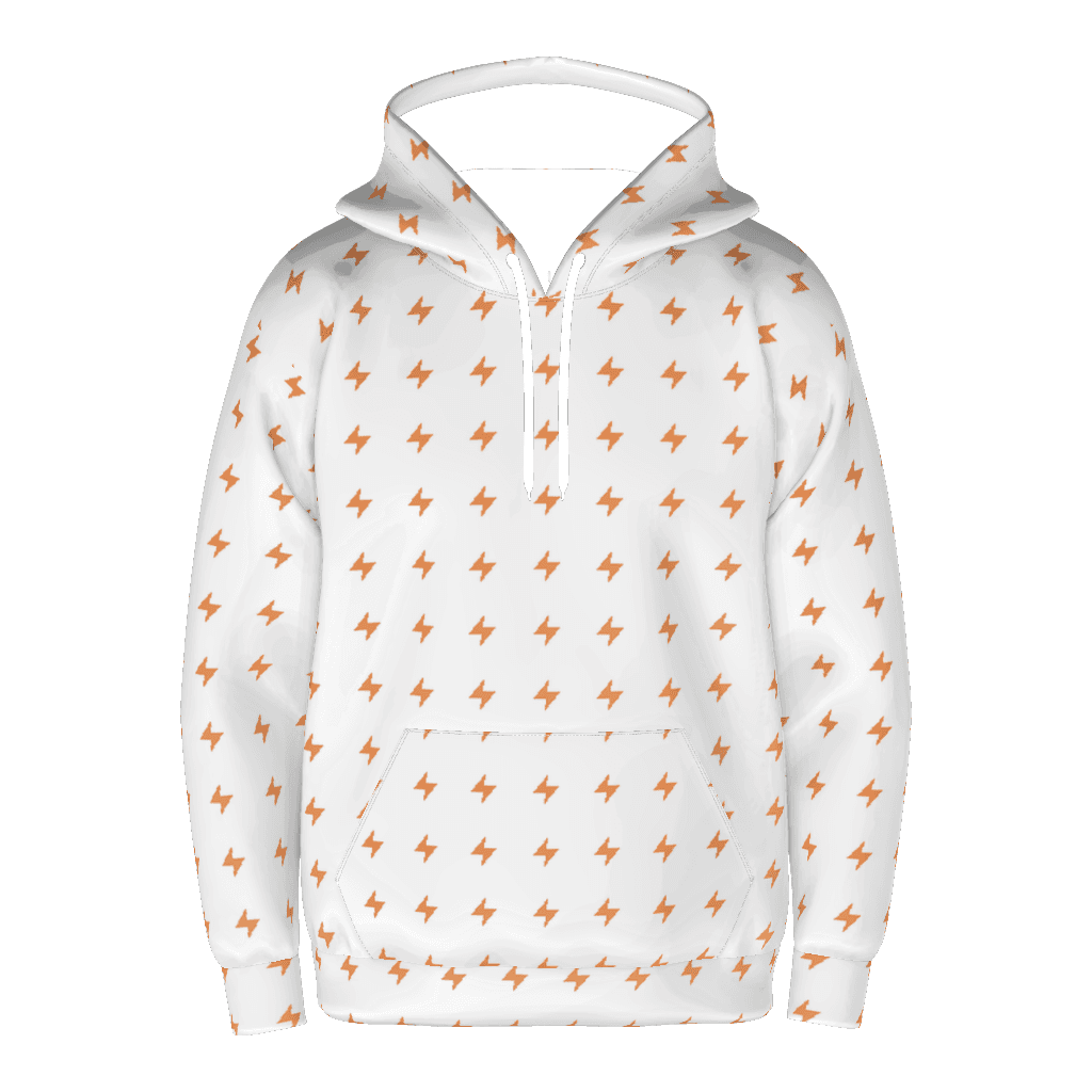 Unisex Pullover Hoodie (AOP), White front