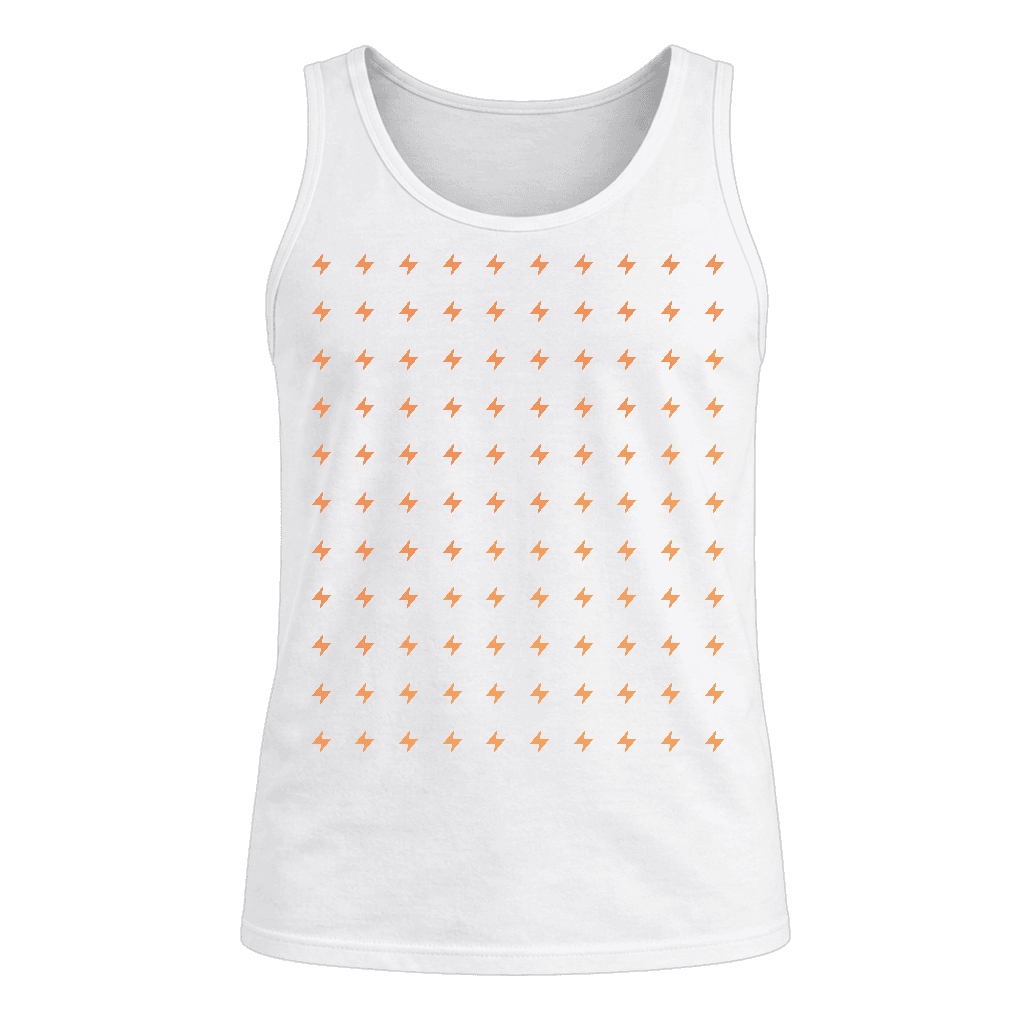 BELLA+CANVAS 3480 Unisex Jersey Tank, White front