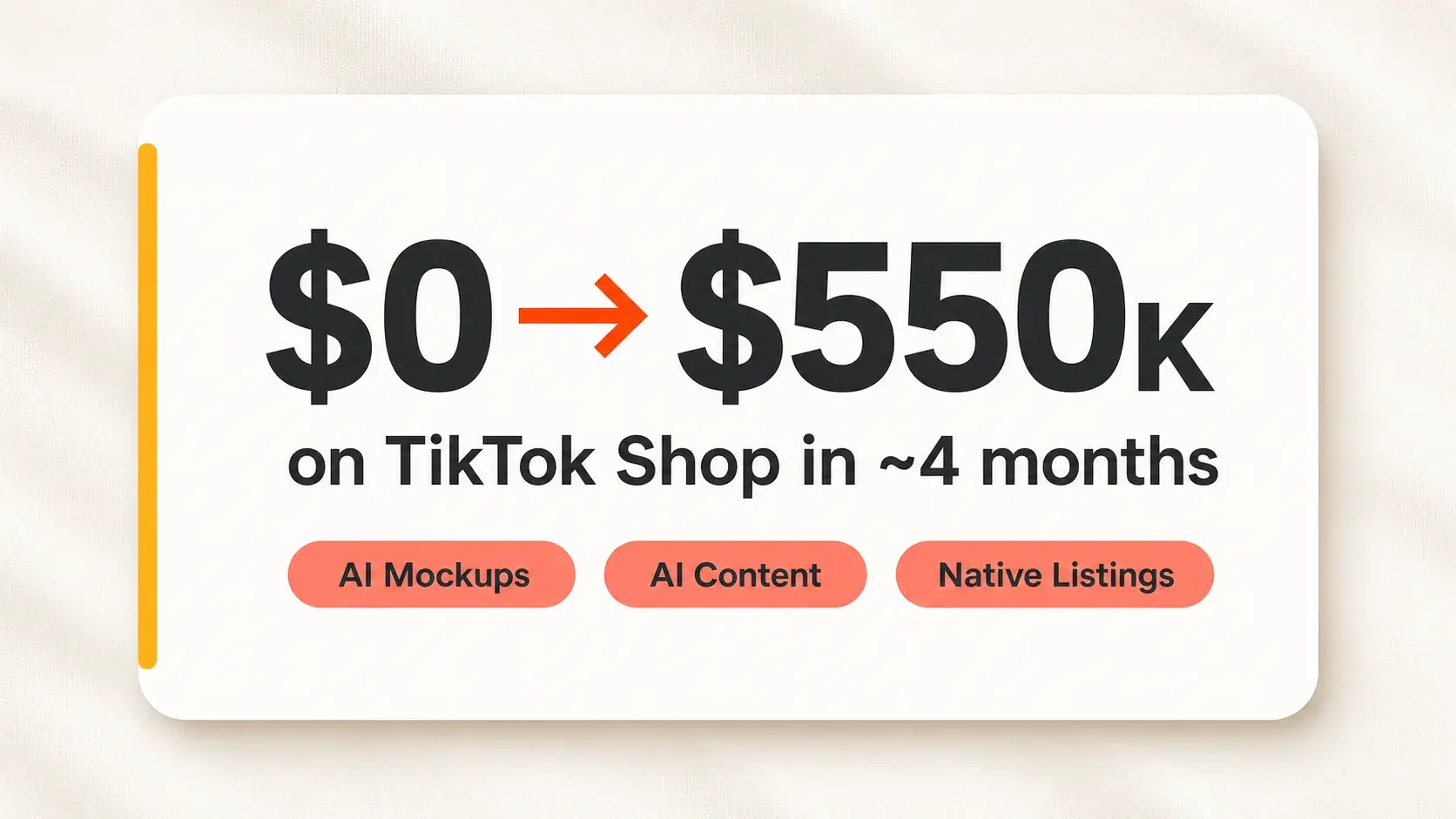 $0→$550K on TikTok Shop: The No-Samples POD Playbook