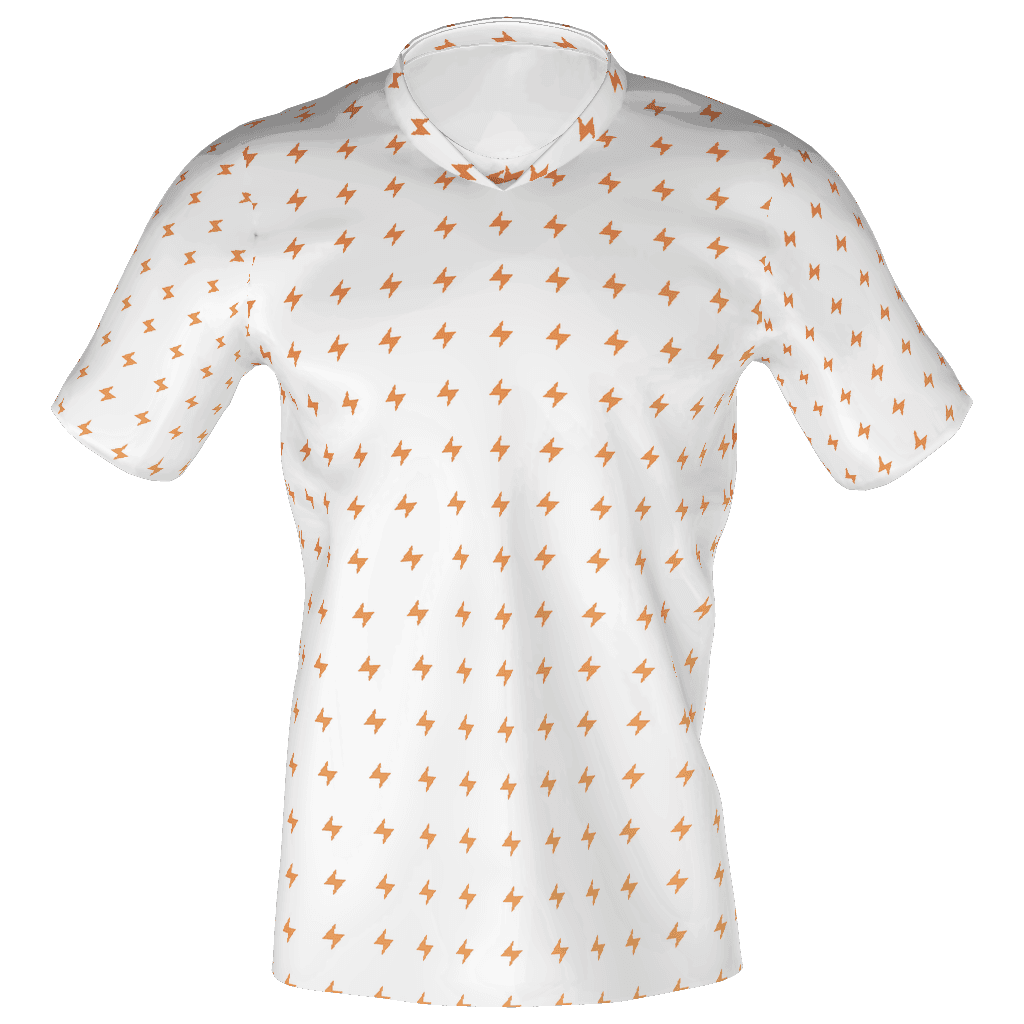 Printful 644 All-Over Print Recycled Unisex Sports Jersey, White front