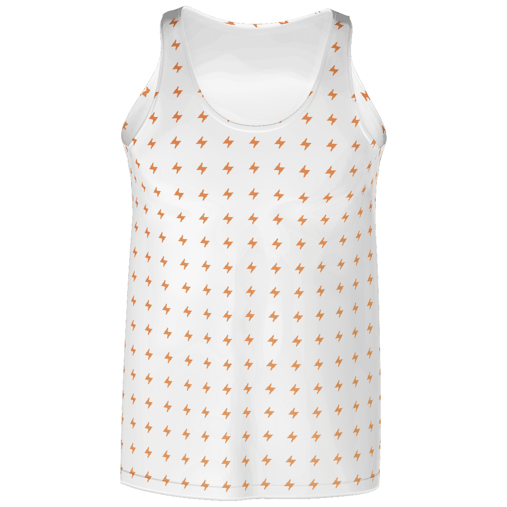 Printful 276 All-Over Print Men's Tank Top, White front