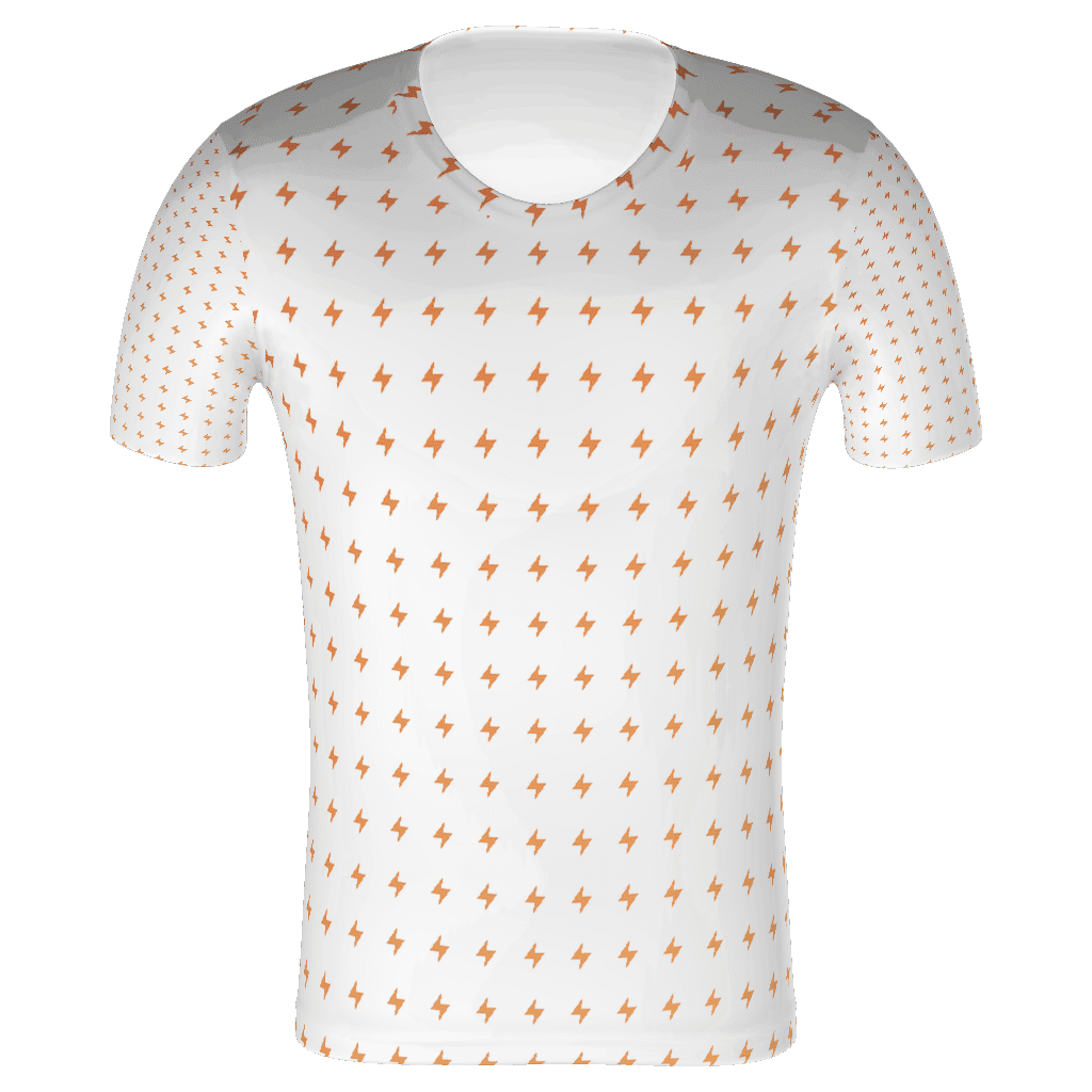 Printful 328 All-Over Print Men's Athletic T-Shirt, White front