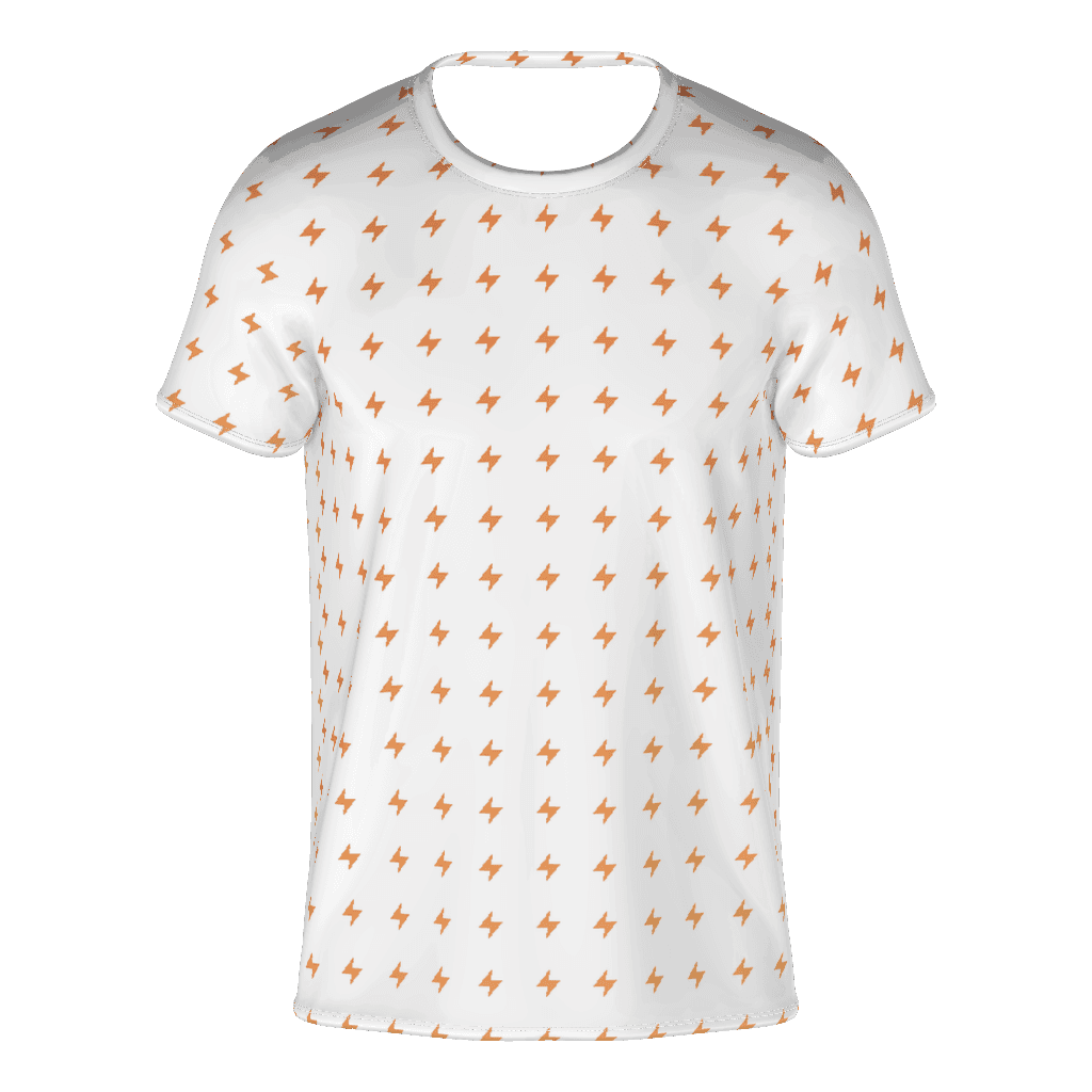T45 Men's T-Shirt (AOP), White front