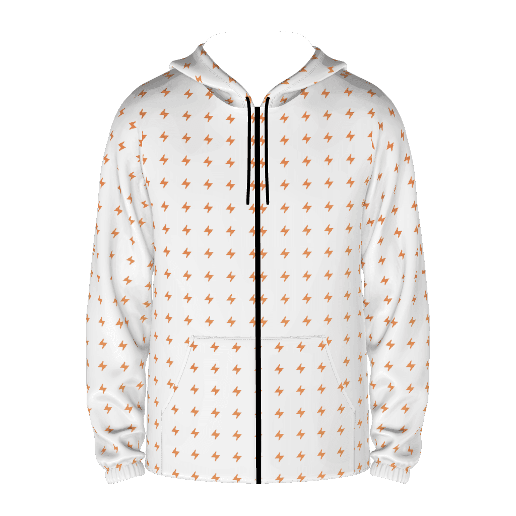 Windbreaker Jacket (AOP), White front